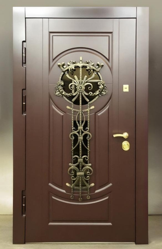 Дверь МДФ шпон с решеткой