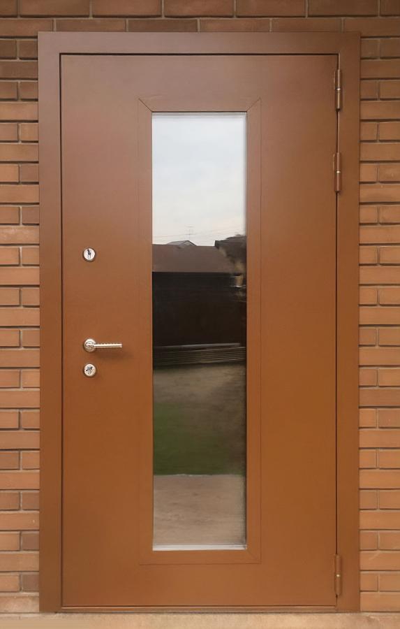 Порошковая дверь со стеклом Порошковая дверь со стеклом