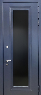 Остекленная стальная дверь с терморазрывом и МДФ RAL Остекленная стальная дверь с терморазрывом и МДФ RAL