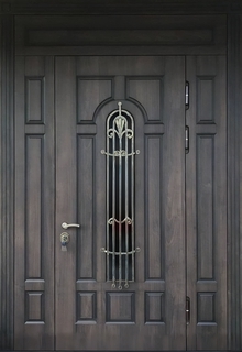 Входная группа с терморазрывом, стеклом и решеткой (МДФ шпон) Входная группа с терморазрывом, стеклом и решеткой (МДФ шпон)